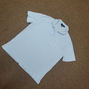 POLO RALPH LAUREN CUSTOM SLIM FIT POLO/67 Rubber Pony Logo Mesh Polo Shirt XXL